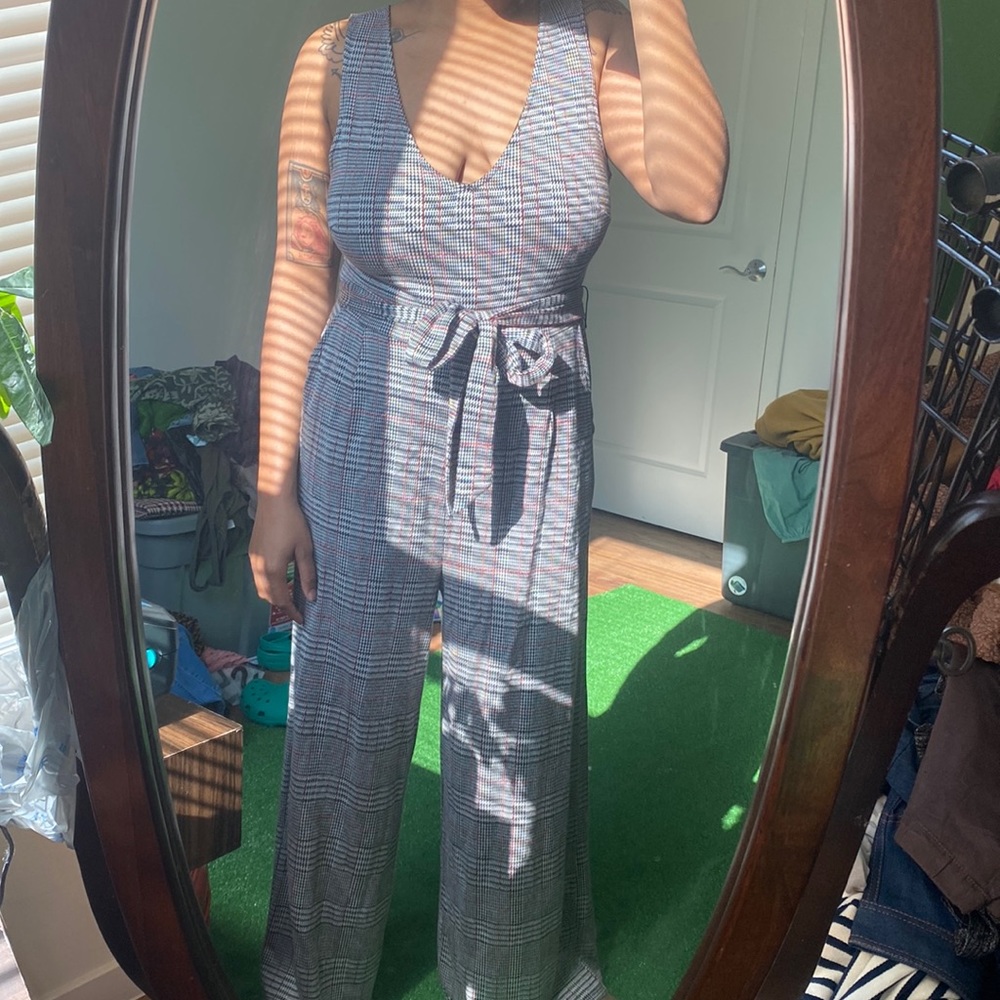 Houndstooth Jumpsuit